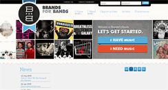 Desktop Screenshot of brandsforbands.com